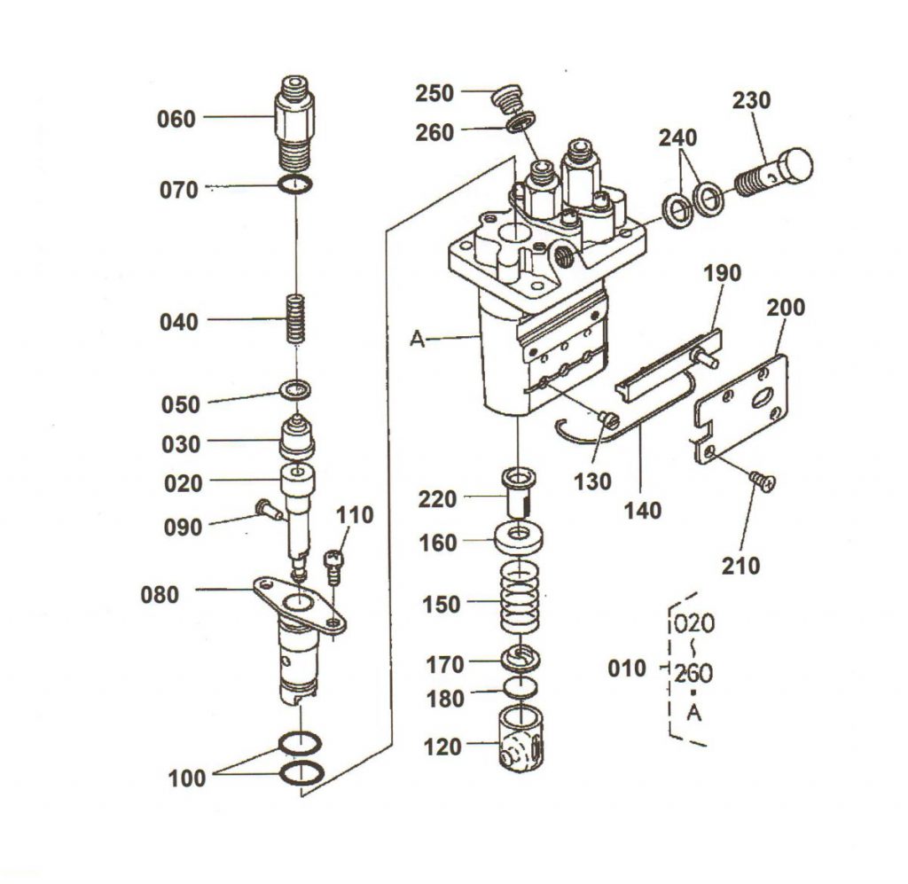 kubota z600 engine parts