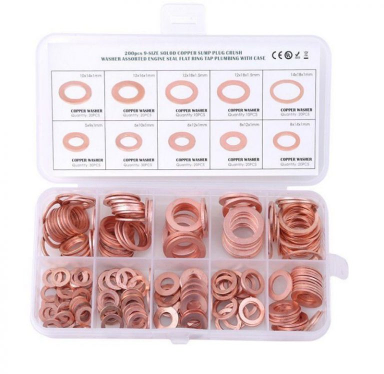 Metric copper washer assortment set (200 pieces) Diesel Injection Pumps