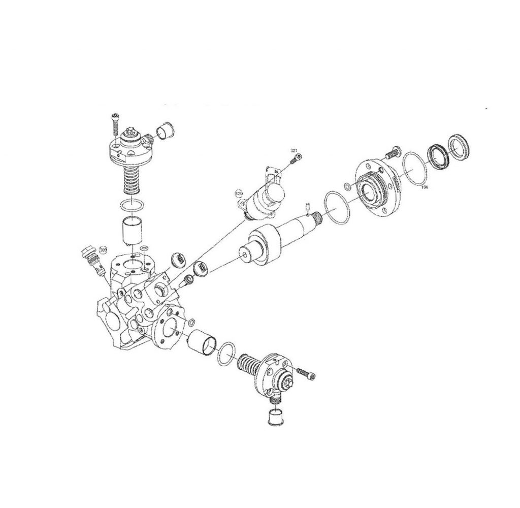 Overflow valve for Bosch CP4 common rail pumps 1467C45004 Diesel Injection Pumps