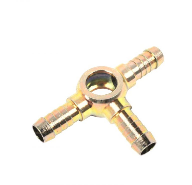 Banjo M8 90 degree triple inlet/outlet 6mm barbs Diesel Injection Pumps