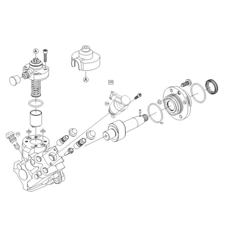 Tappet and roller for Bosch CP4 common rail pumps Diesel Injection Pumps