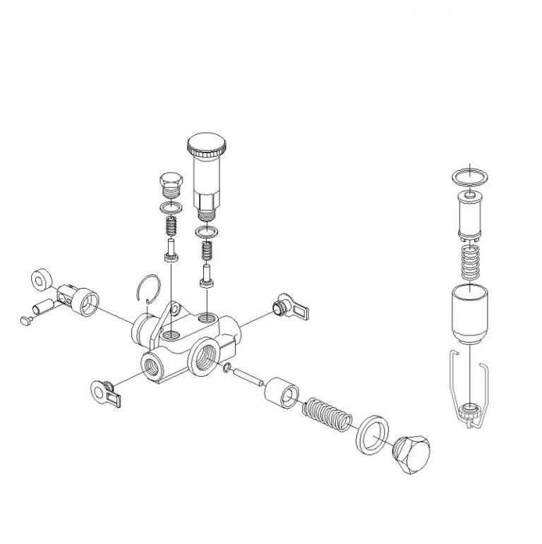 Lift pump repair kit for Bosch FP/K22 pumps Diesel Injection Pumps
