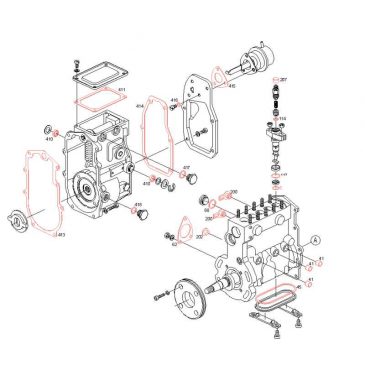 Bosch PES delivery valve copper washer 1410105020 - Diesel Injection Pumps