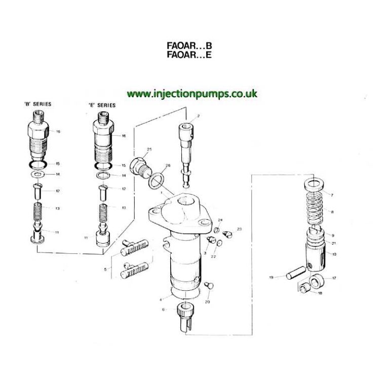 Faoar Bryce FAOAR pump control sleeve 11-128 - Diesel Injection Pumps